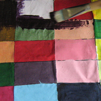 paint over cloth